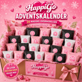HappiGo personlig adventskalender 2026 med 24 unike gaver og ekstra gave
