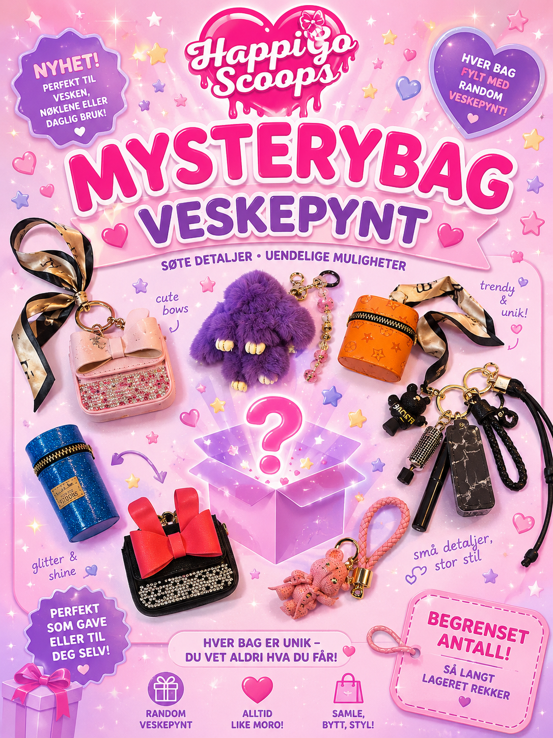 Mysterybag - veskepynt